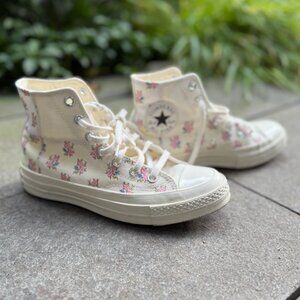 Converse High 'Patchwork Floral' Shoes - Size 7.5